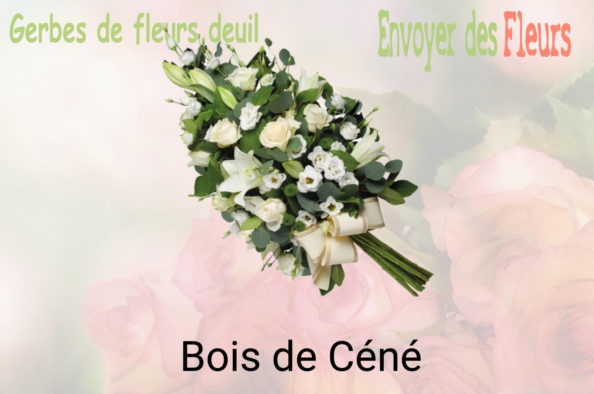 Gerbe de fleurs de deuil livrée à Bois-de-Céné